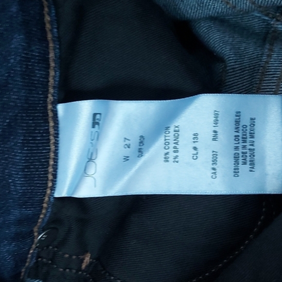 Joe's Brussels Cropped Cuffed Jeans Medium Wash Size 27 - Picture 7 of 8